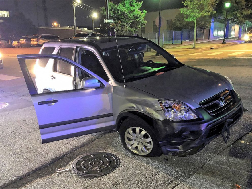 Chiếc Honda CR-V bị trộm. Ảnh: Facebook của Sở Cảnh Sát Greenville