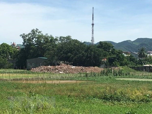 Hiện trường xảy ra vụ việc. (Ảnh: Vũ Hà/TTXVN)