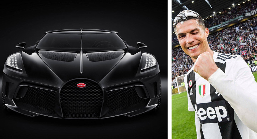 Cristiano Ronaldo tậu xe 'siêu độc' Bugatti La Voiture Noire?