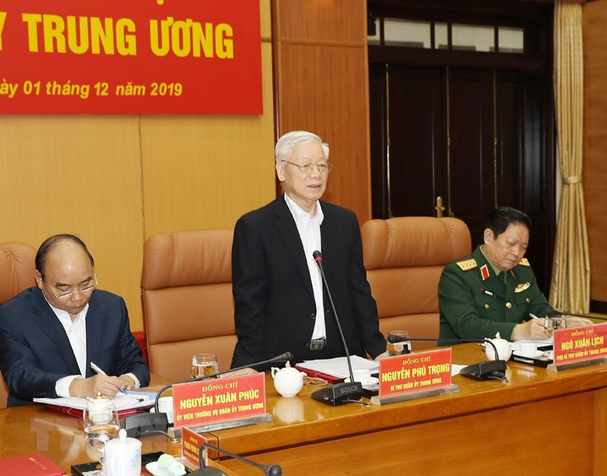 Tổng Bí thư chủ trì Hội nghị Tổng kết công tác quân sự, quốc phòng