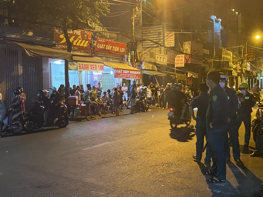 Hiện trường vụ việc.