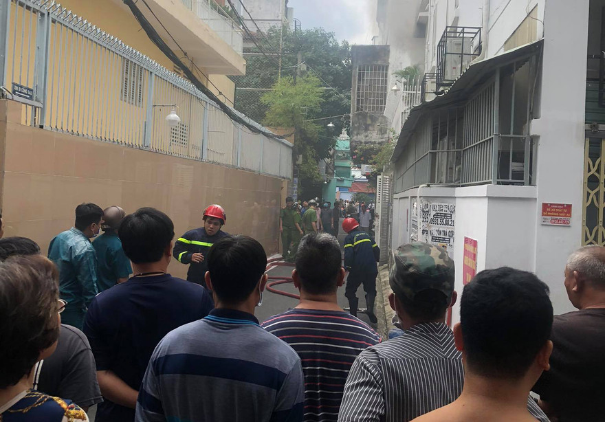 Hiện trường vụ việc.