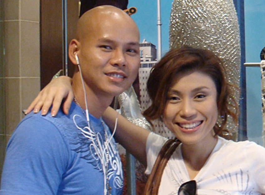 Uyên Trang và Phan Đinh Tùng khi còn yêu nhau. Ảnh: internet.