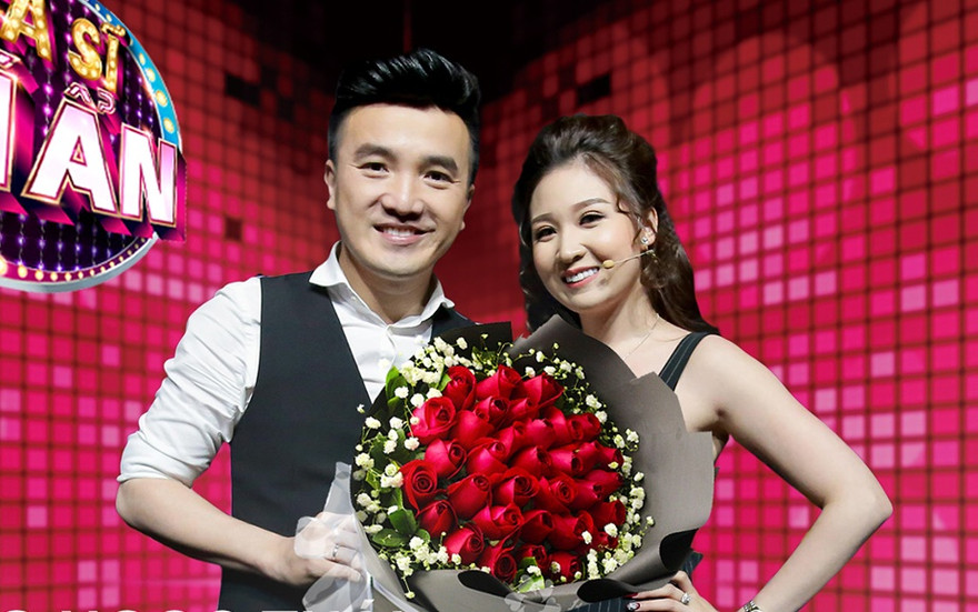 Dương Ngọc Thái lần đầu công khai vợ tại 'Ca sĩ bí ẩn'.