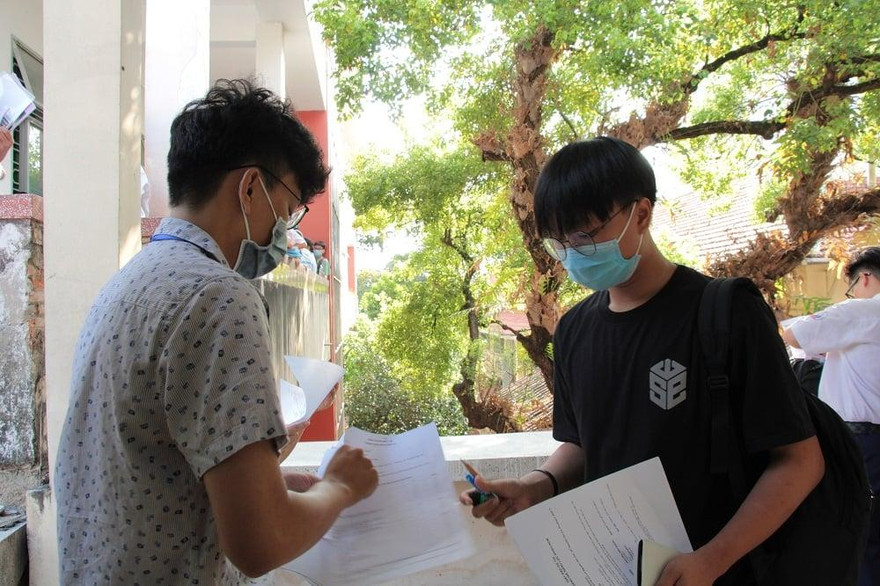 Thí sinh tham kỳ thi ĐGNL đợt 1 cuẢ ĐHQG TPHCM