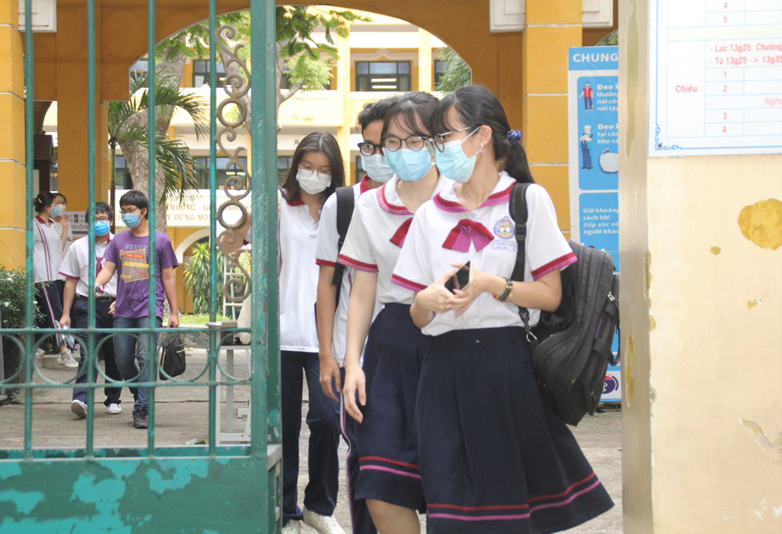 Thí sinh tham dự thi tốt nghiệp THPT đợt 1 tại TPHCM