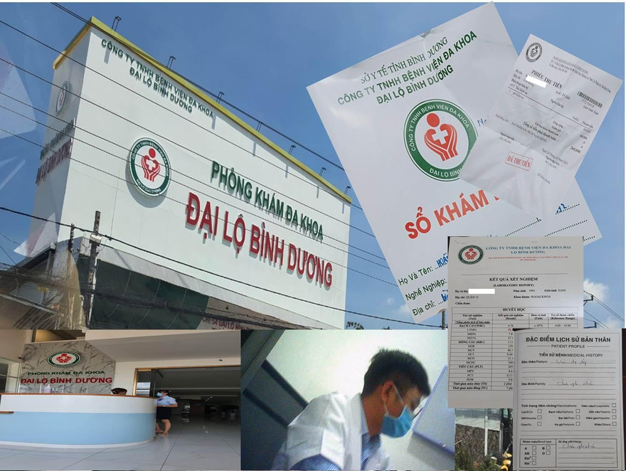 Phòng khám Đa khoa Đại lộ Bình Dương được cho là tổ chức khám, chữa bệnh "chui"