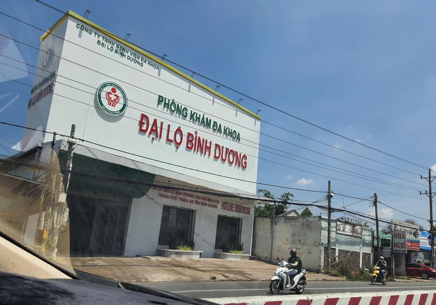 Phòng khám Đại lộ Bình Dương có nhiều sai phạm trong hoạt động
