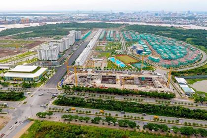 Một gốc các dự án triển khai tại khu đô thị Thủ Thiêm