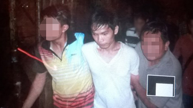 Cơ quan công an bắt giữ nghi phạm Vũ Văn Tiến.