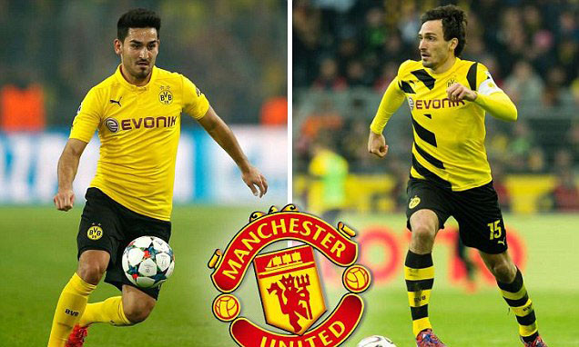 Bộ đôi Mats Hummels và Ilkay Gundogan.