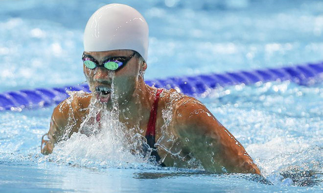 Kình ngư Ánh Viên. Ảnh: Zing