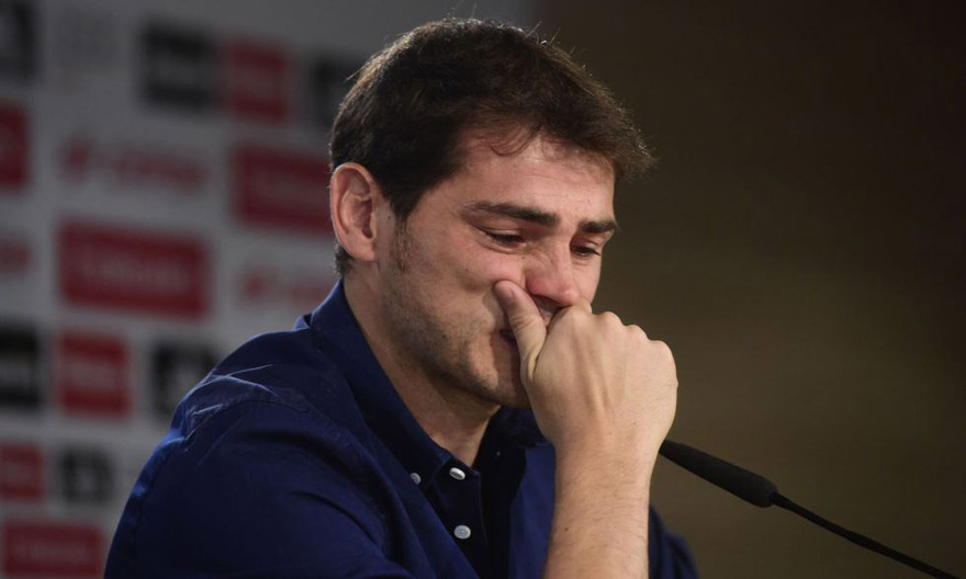 Casillas rơi lệ khi nói lời từ biệt Real