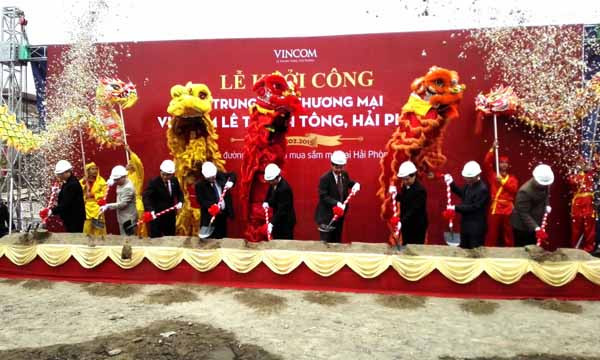 Khởi công xây dựng Vincom tại Hải Phòng
