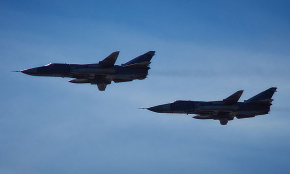 Máy bay Nga tại Syria (Ảnh: Ria)