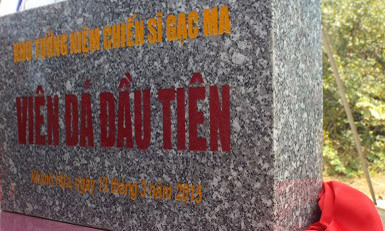 Khắc ghi thiên sử anh hùng của chiến sĩ Gạc Ma