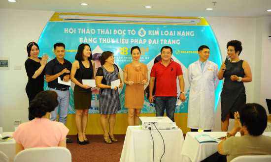 Trung tâm Angela Baby giới thiệu công nghệ thanh lọc cơ thể bằng thủy liệu pháp đại tràng.