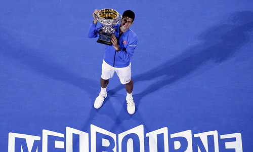 Djokovic và ngôi vô địch.