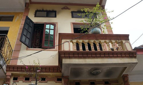 Căn nhà nơi xảy ra án mạng. Ảnh: Zing