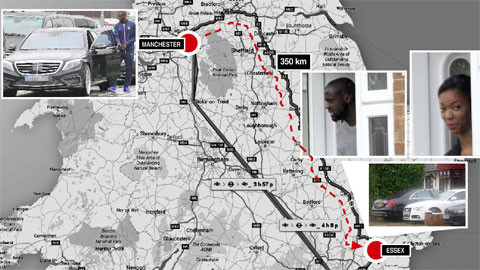 Yaya Toure thường xuyên “nuốt trọn” 350km chỉ để gặp người tình bí mật