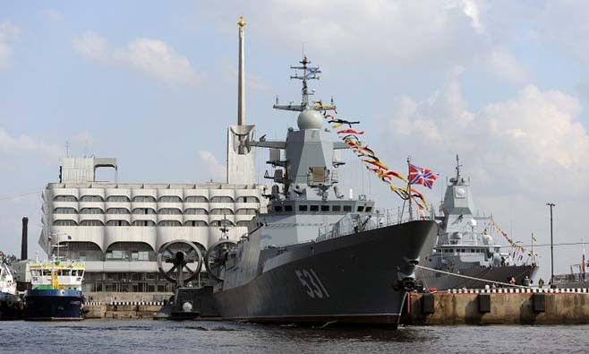 Tàu chiến thuộc Hạm đội Phương Bắc.