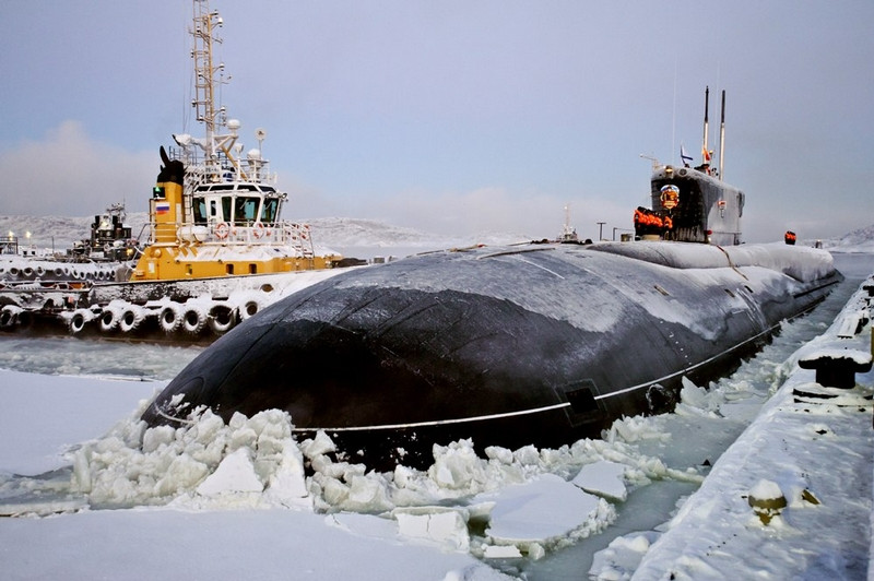 Cận cảnh tàu ngầm Vladimir Monomakh.