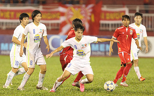 Các gương mặt nổi bật của HAGL đều có cơ hội thi đấu cho U23 Việt Nam lần này. Ảnh: Đức Đồng. 