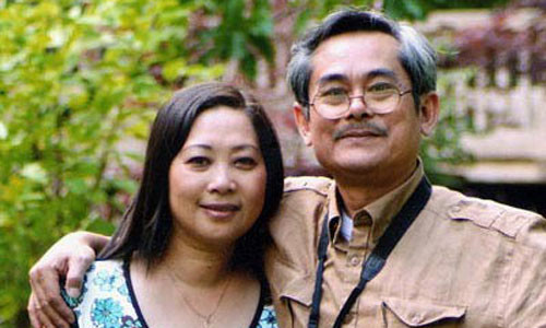 Vợ chồng NSƯT Anh Dũng và Phương Thanh. 