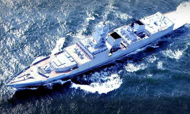 Ấn Độ phóng tên lửa BrahMos từ siêu tàu khu trục tàng hình