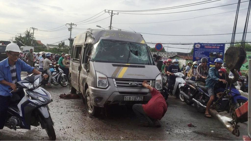 Hiện trường tai nạn.