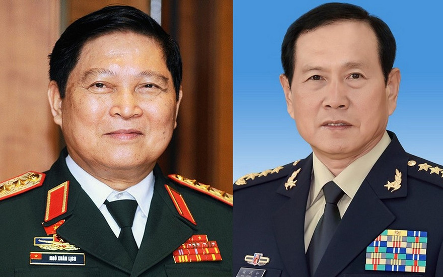 Đại tướng Ngô Xuân Lịch (trái) và Thượng tướng Ngụy Phương Hòa sẽ có cuộc hội đàm tới đây