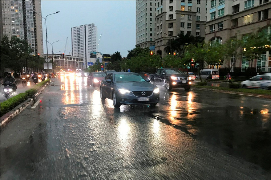 Tính đến nay, "siêu máy bơm" đã 23 lần chống ngập thành công cho đường Nguyễn Hữu Cảnh.