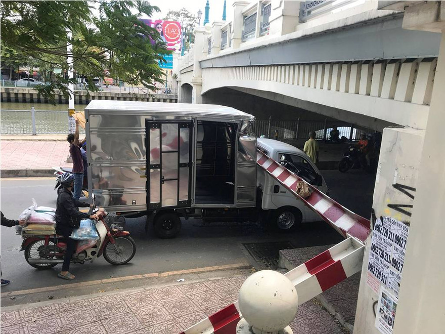 Hiện trường vụ việc.