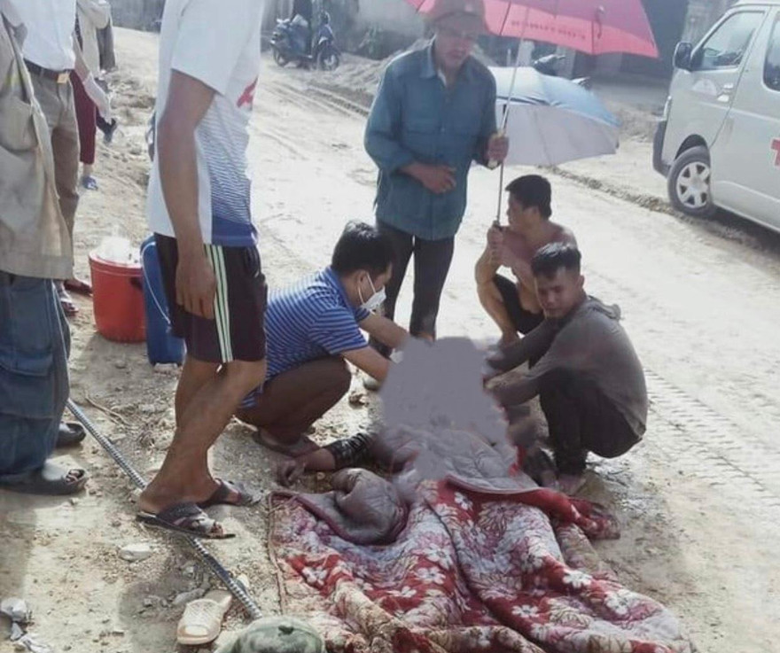 Hiện trường vụ việc.