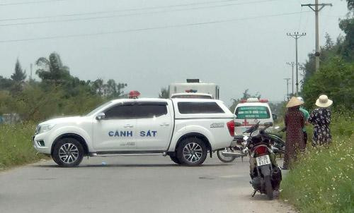 Cơ quan chức năng phong toả hiện trường