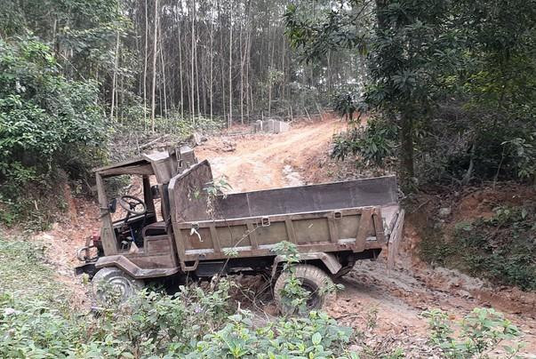 Hiện trường vụ tai nạn.