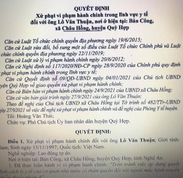 Phạt 15 triệu đồng nam thanh niên bỏ trốn khi đang cách ly y tế... tại nhà