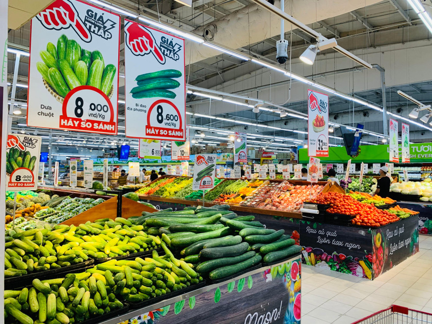 Siêu thị Big C Thăng Long mở cửa trở lại sau 2 ngày tạm đóng.