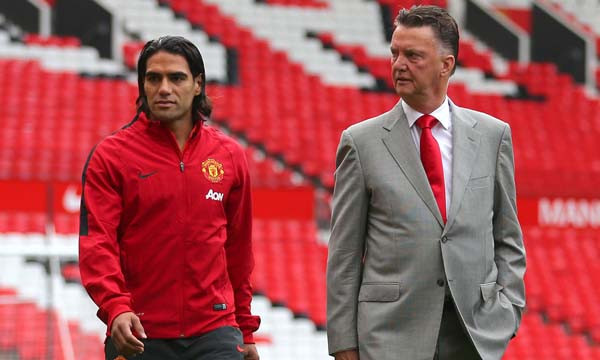 Falcao và Van Gaal