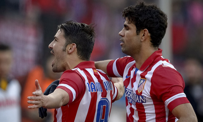 Altetico Madrid sẽ dùng Villa làm “vũ khí chính”.