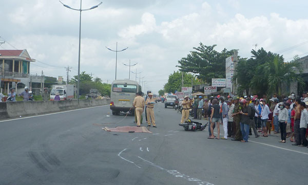 Hiện trường vụ tai nạn