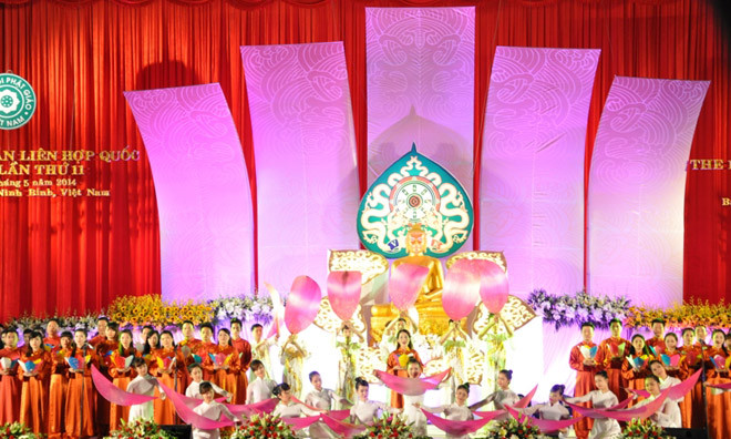 Toàn cảnh khai mạc Đại lễ Phật đản Liên Hợp Quốc – UN Vesak 2014. Ảnh; Minh Đức.