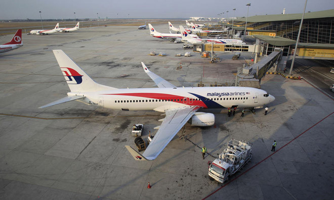 Máy bay Malaysia. Ảnh Reuters