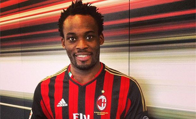 Hợp đồng giữa Michael Essien và AC Milan kéo dài 18 tháng.