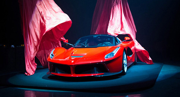 Mẫu siêu xe LaFerrari của hãng xe Ý.