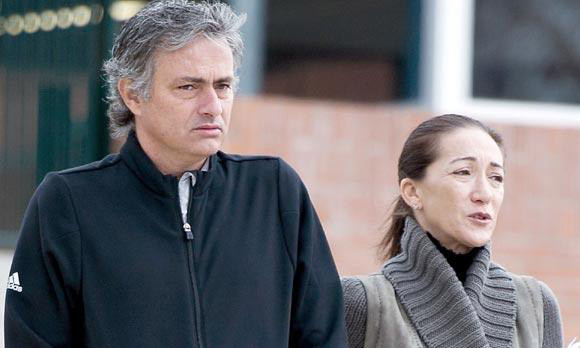 Mourinho chịu ảnh hưởng rất nhiều từ vợ
