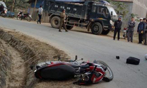 Hiện trường vụ tai nạn