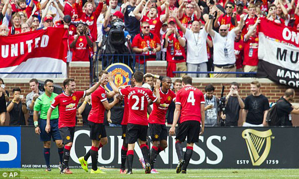 M.U thắng thuyết phục Real.