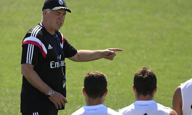 HLV Ancelotti sẽ có rất nhiều lựa chọn cho đội hình chính thức.