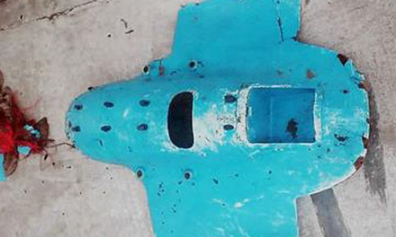 Chiếc máy bay do thám mới được tìm thấy. 